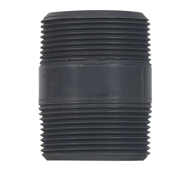 B & K B&K ProLine Schedule 80 1-1/2 in. MIP X 1-1/2 in. D MIP PVC 2-1/2 in. Nipple 1 pk 507-025 - main